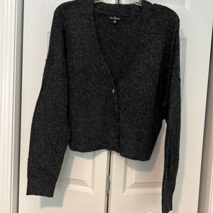Love Tree cropped cardigan. Gray. New w/o tags.